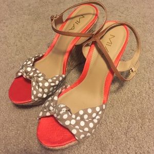 Mia polka Dot Wedges
