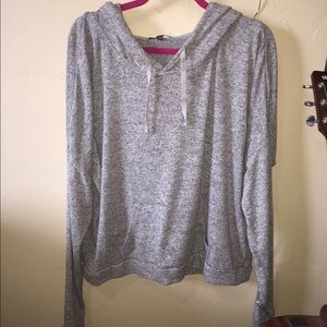 Brandy Melville gray hoodie sweatshirt 🍂