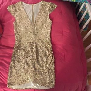 Nasty Gal glitter dress