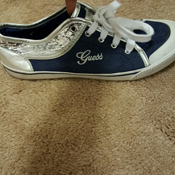 Cute sequined guess sneakers