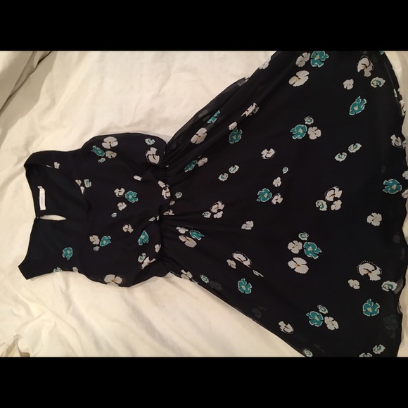 lush navy blue dress from Nordstrom