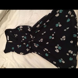 lush navy blue dress from Nordstrom