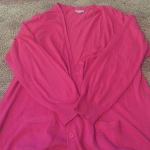 Old Navy XXL Pink Boyfriend Cardigan