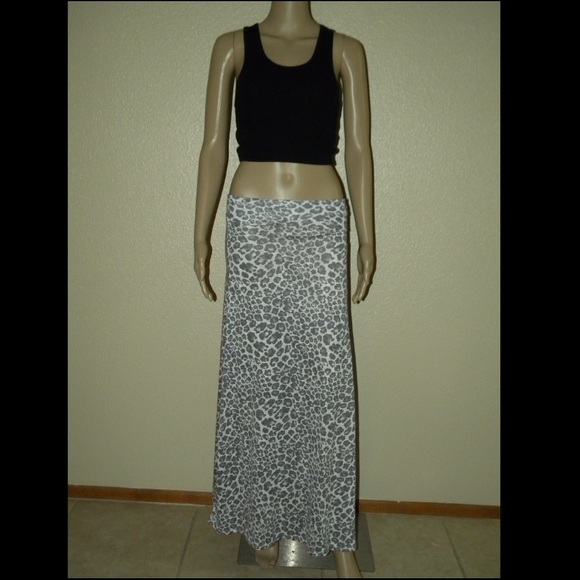 New Cheetah Print Maxi Skirt