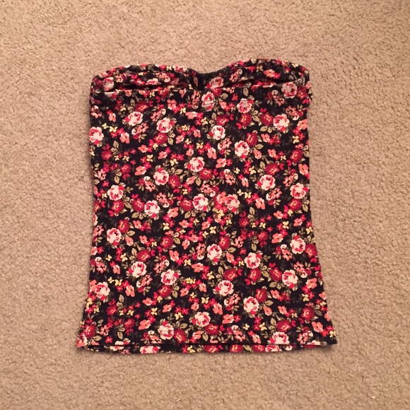 Floral Tube Top - Picture 2 of 4