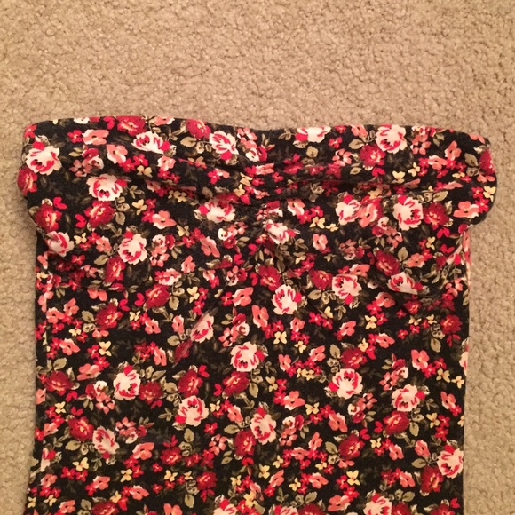 Floral Tube Top - Picture 3 of 4