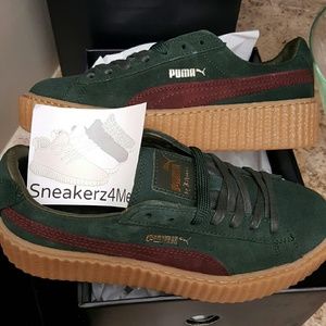 puma suede creepers rose pale