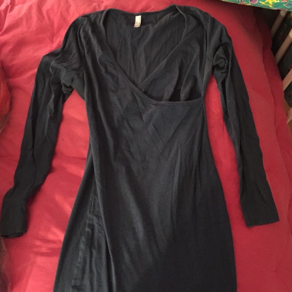 American apparel cross front bodycon dress