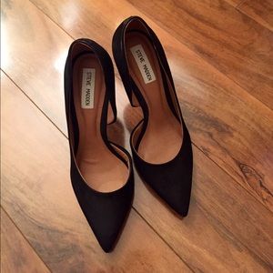 Steve Madden INSANITI BLACK NUBUCK 8.5