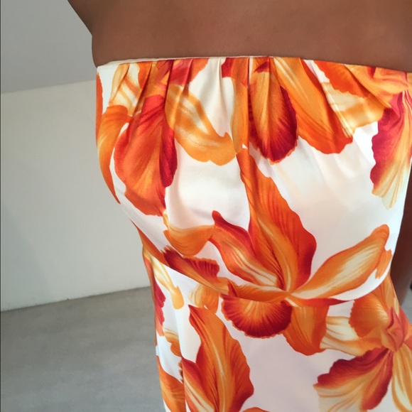 Silk Banana Republic dress - elegant flowers