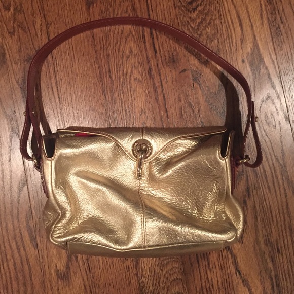 Small Metallic leather Kate Spade bag