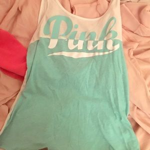 PINK tank top and pink crew :)
