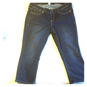 Torrid plus size Capri denim jeans