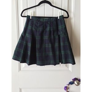 🕸Vintage Tartan School Skirt🕸