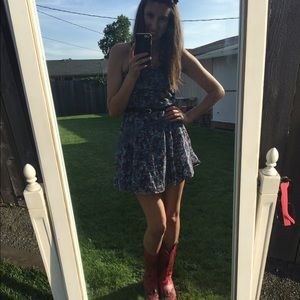 Cute blue lace dress!