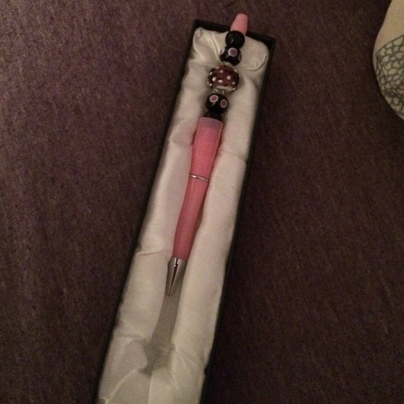 Pink Pen with case - Picture 1 of 1