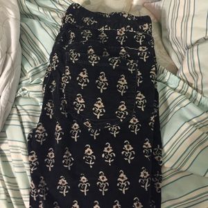 Free People Printed Corduroy