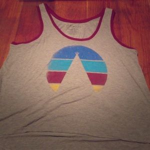 teepee crop tank top