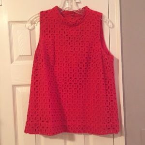 Eyelet top