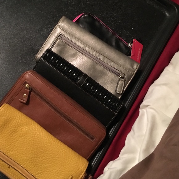 RESERVED...Silver Nine West wallet. 😃 - Picture 2 of 2
