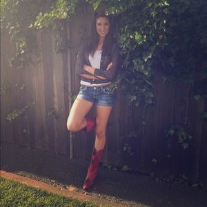 Vintage sheer blue shirt