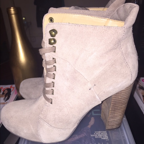 Nine West combat style booties