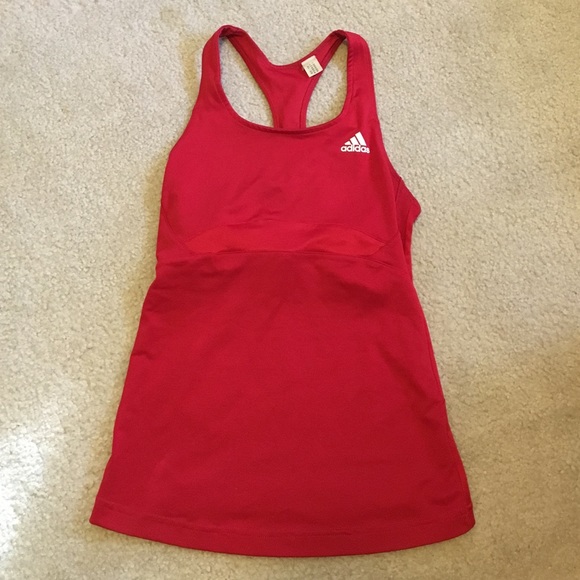 Red Adidas Athletic Top🏃