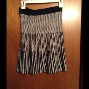 Black and white skirt