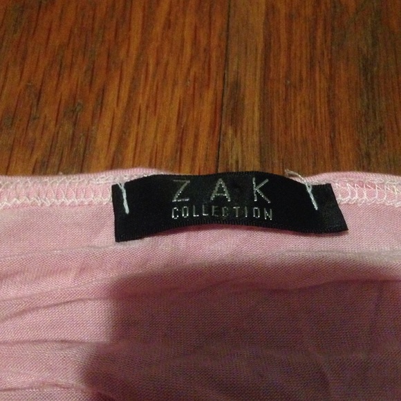 pink slouchy off the shoulder blouse - Picture 2 of 2