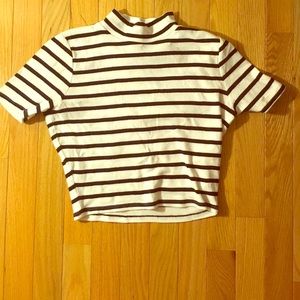 Striped crop top