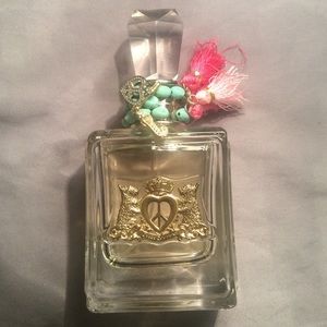Peace love and juicy couture perfume.