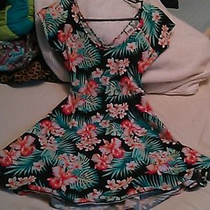 Victoria's secret pink tropical dress!