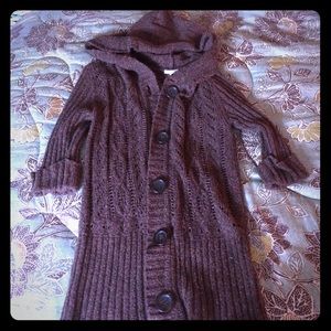 **FINAL PRICE** Brown short sleeved sweater