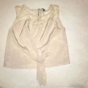 Pink, lace blouse