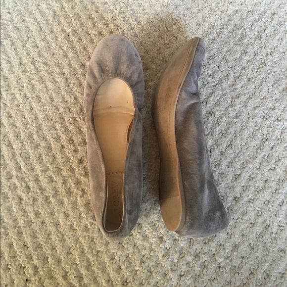J Crew gray flats