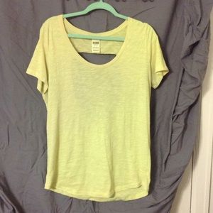 VS PINK Open back tee