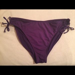 Purple bikini bottoms