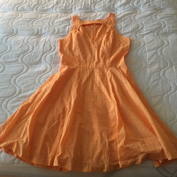 BB Dakota soft orange dress.
