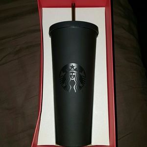 Starbuck's Venti Matte Black Cold Cup