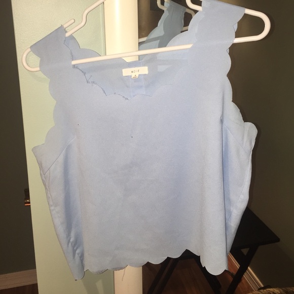 Light blue blouse