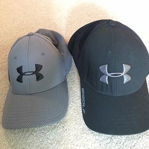 2 Under Armour L/XL Men's hat