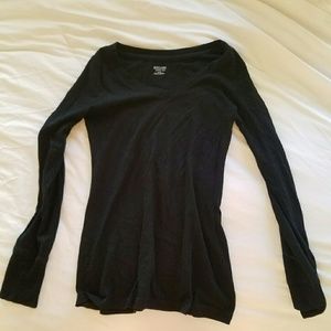 BLACK LONG SLEEVE SHIRT