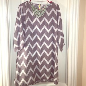 Chevron Shift Dress