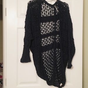 Free People knitted cardigan sweater.