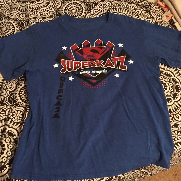 Cheer athletics Superkatz Tee ✊🏼💙 - Picture 1 of 2