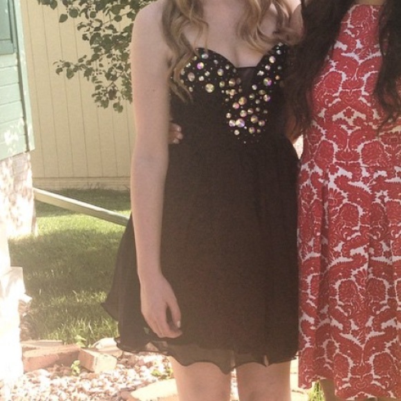 Black Sparkly Formal Dress