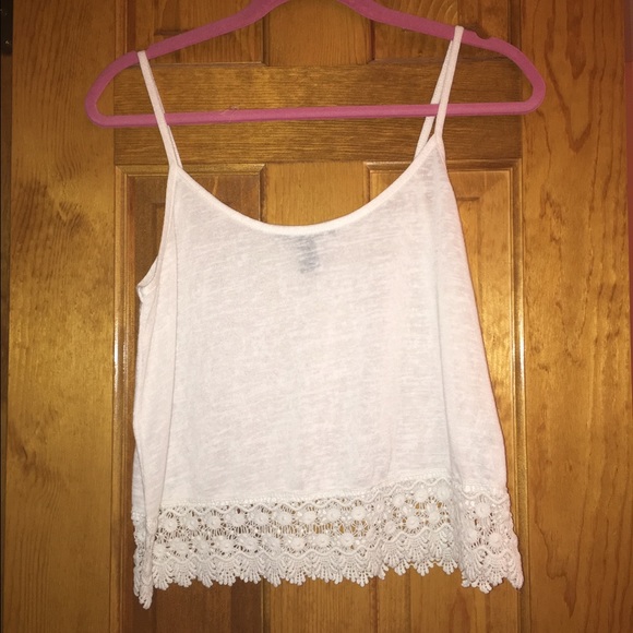 White flowy top