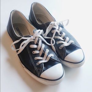Leather Converse