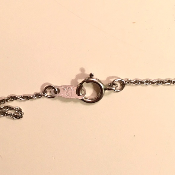 Sterling Silver w/ Diamond Accent Heart Necklace - Picture 2 of 4