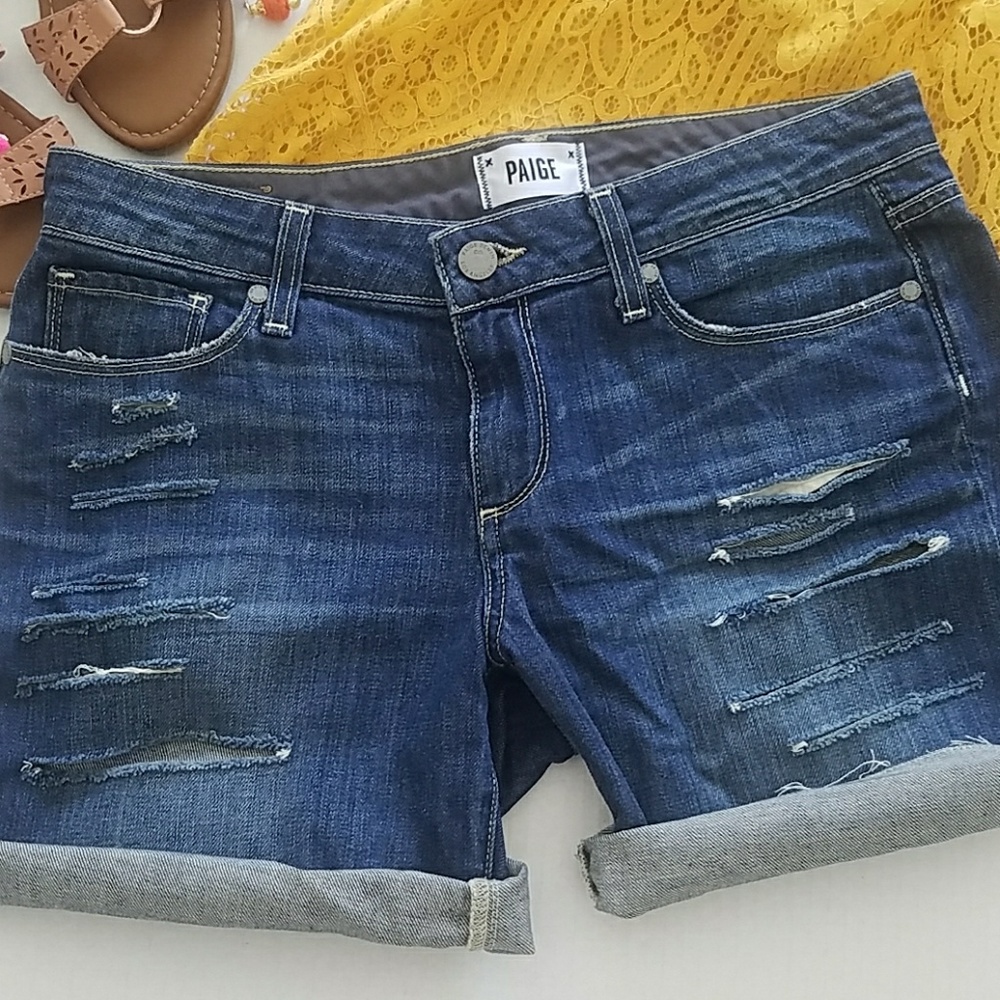 🔴SOLD🔴Paige Denim Grant Bermuda Shorts - Picture 2 of 8